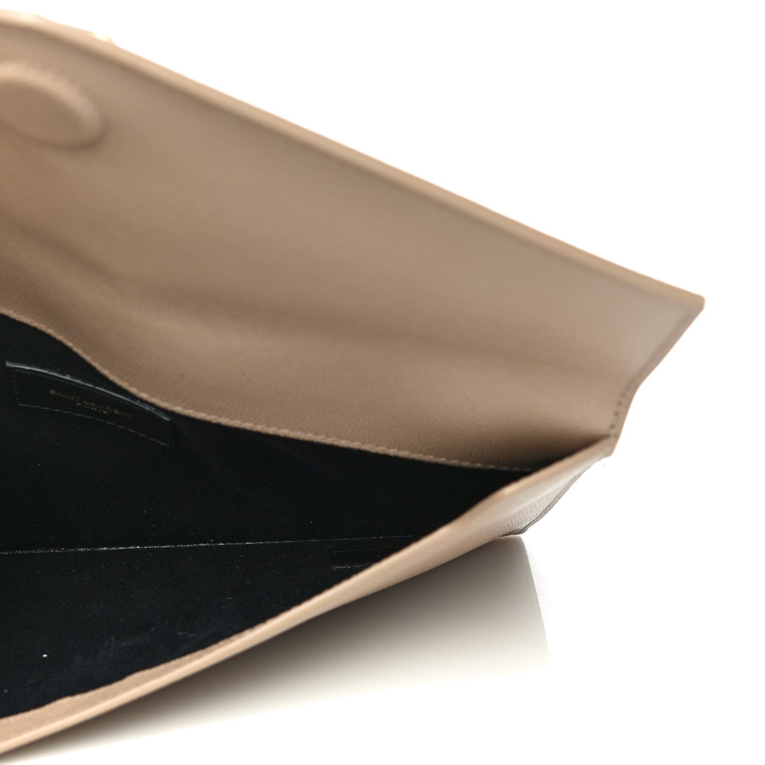 Saint Laurent Grain De Poudre Uptown Pouch Dark Beige 5 of 11