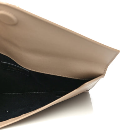 Saint Laurent Grain De Poudre Uptown Pouch Dark Beige 5 of 11