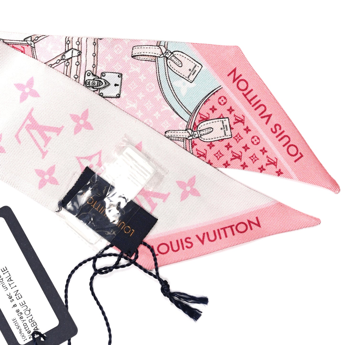 Silk Monogram Let's Go BB Bandeau Pink