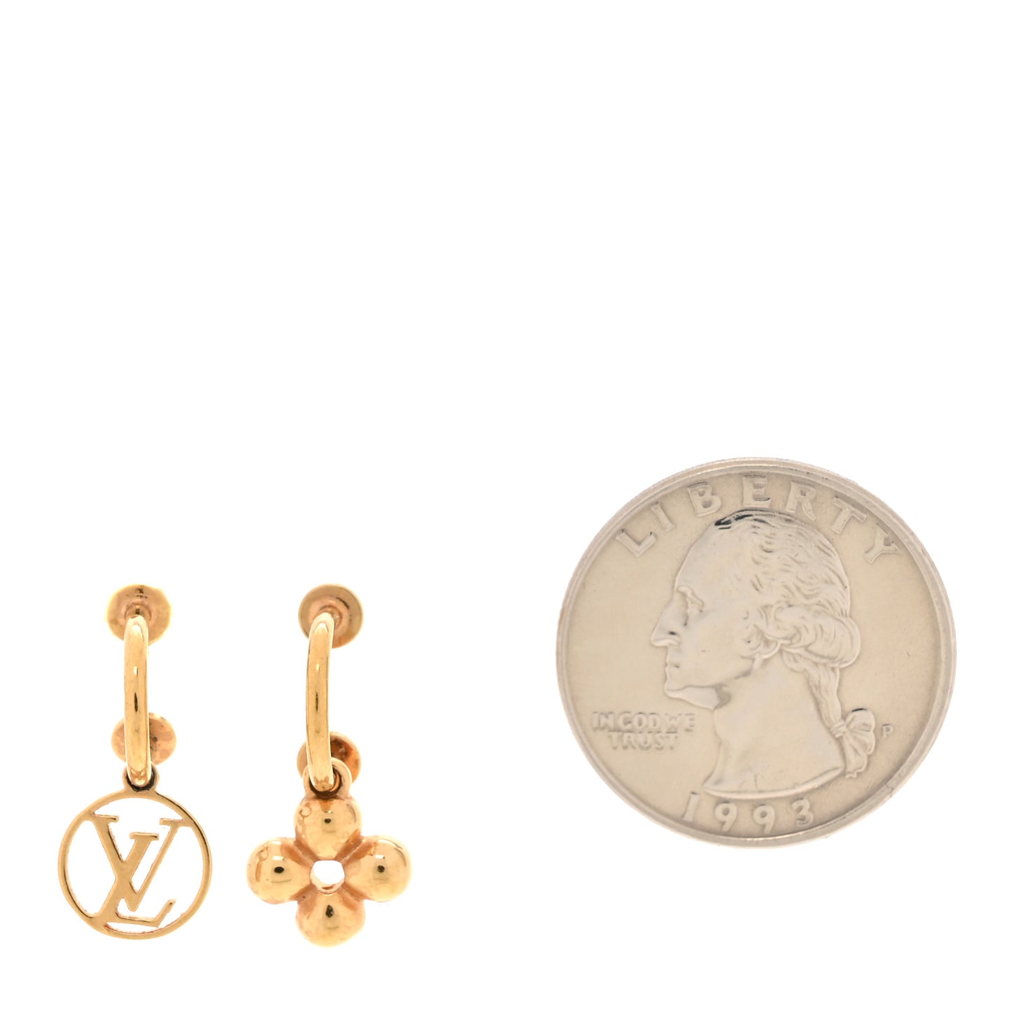 Brass Blooming Earrings Gold