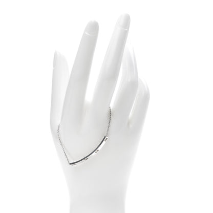 Tiffany Sterling Silver Atlas Bar Pierced Bracelet 2 of 5