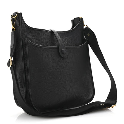 Hermes Taurillon Clemence Evelyne III PM Black 3 of 11