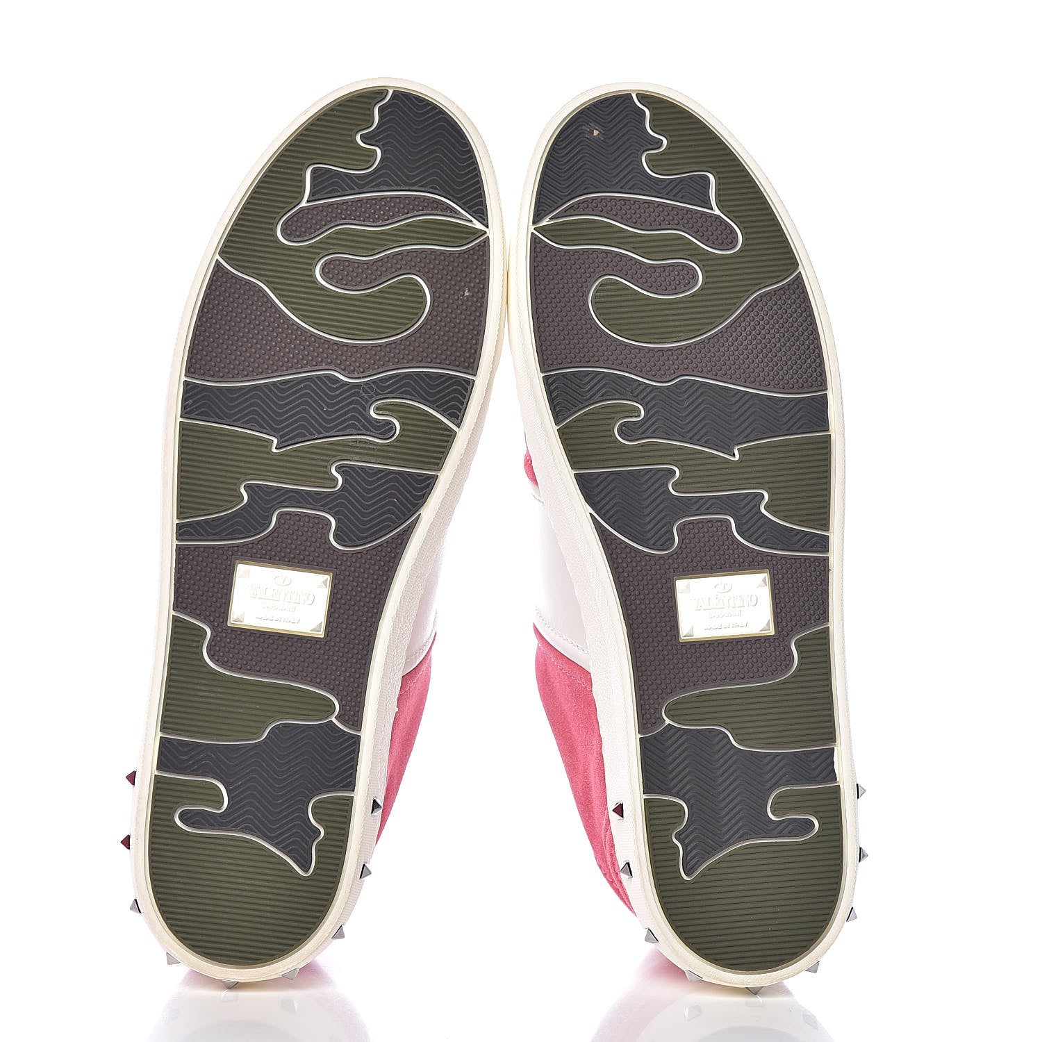 Valentino Garavani Suede Womens Flycrew Sneakers 39 Shadow Pink Optic White 5 of 13