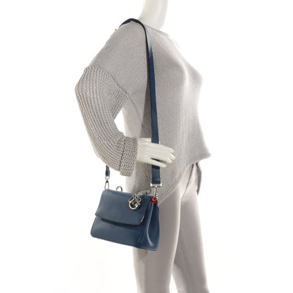 Christian Dior Bullcalf Mini Be Dior Flap Mineral Blue 2 of 7