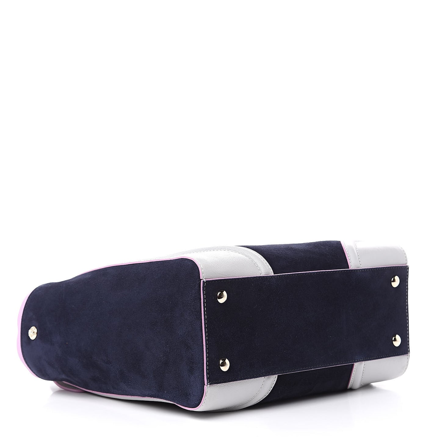 Suede Nappa Goatskin Signature Bag Multicolor