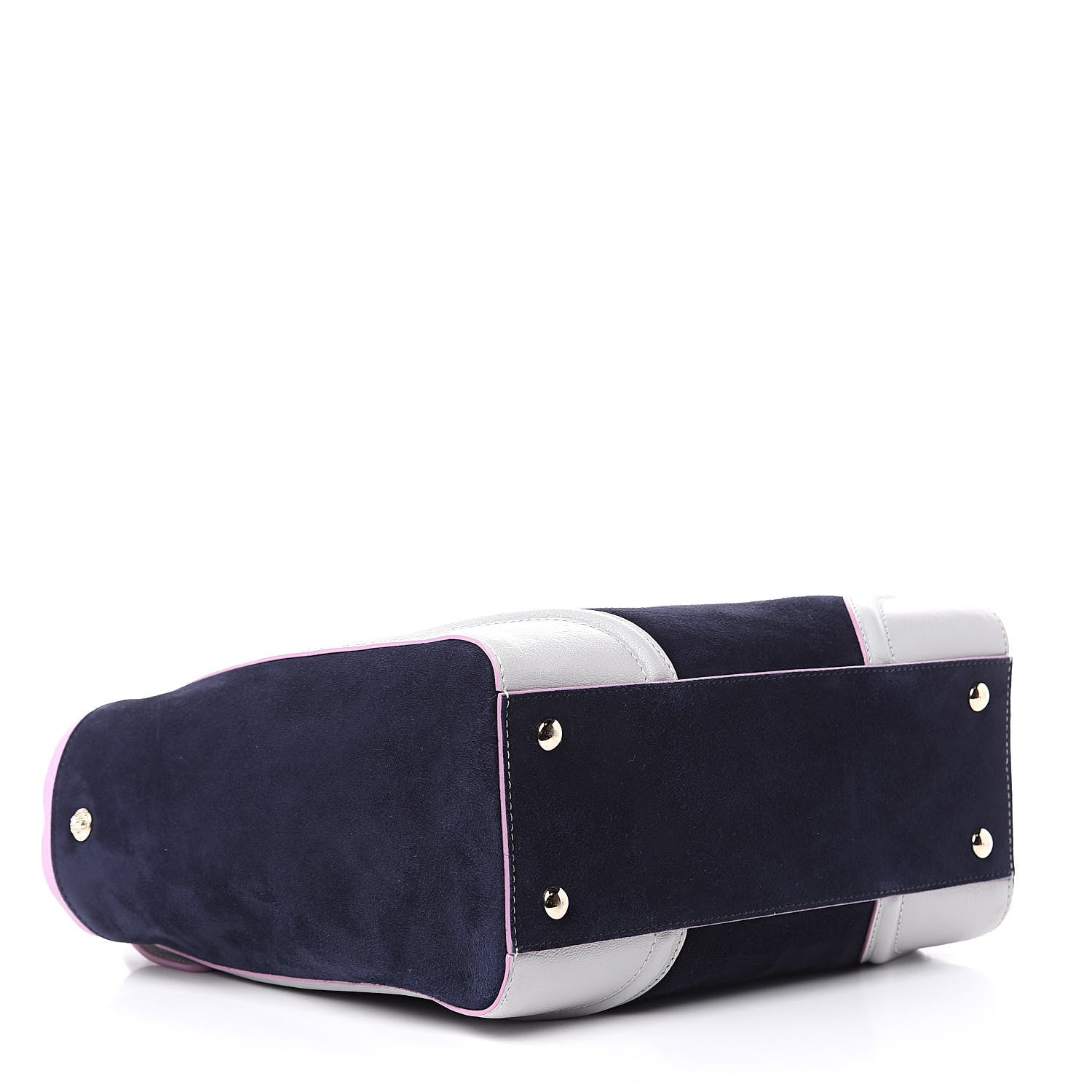 Versace Suede Nappa Goatskin Signature Bag Multicolor 4 of 12