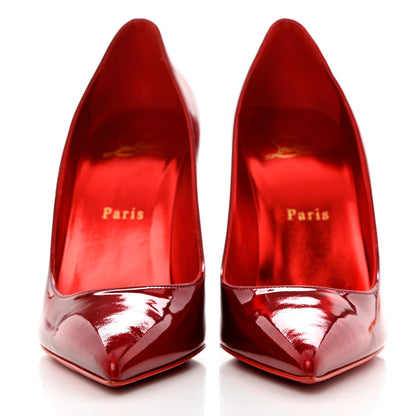 Christian Louboutin Metallic Patent Psychic So Kate 100 Pumps 37.5 Loubi 2 of 9