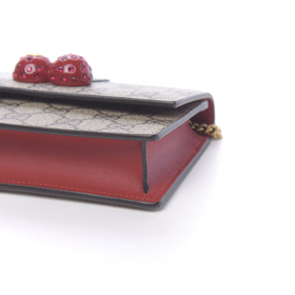 Gucci GG Supreme Monogram Mini Cherry Chain Bag 8 of 10