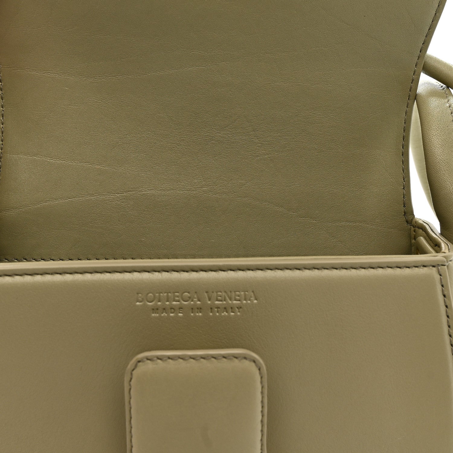 Bottega Veneta Calfskin Mini Desiree Crossbody Bag Travertine 12 of 12