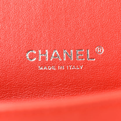 Chanel Lambskin Quilted Maxi Double Flap Red 14 of 43