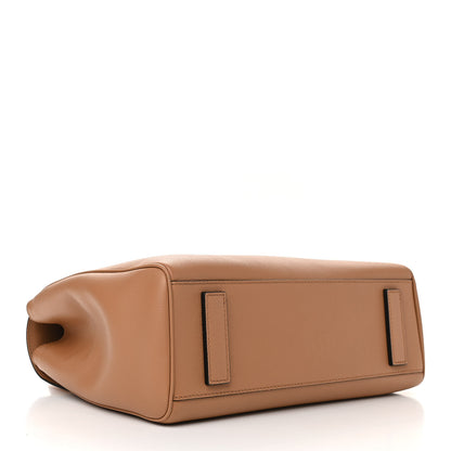 Versace Grained Calfskin La Medusa Tote Brown 4 of 9