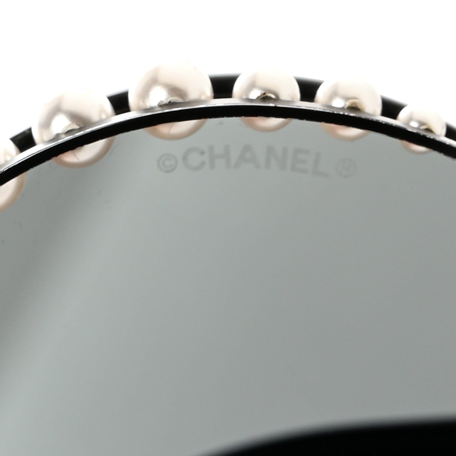 Chanel Pearl Round Sunglasses 4234-H Black 8 of 9