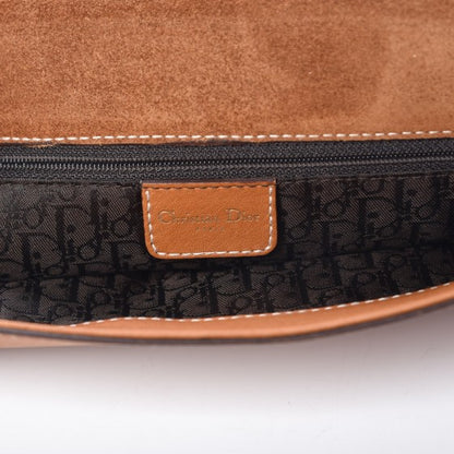 Christian Dior Calfskin Saddle Bag Tan 6 of 7