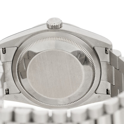 Rolex Platinum 36mm Oyster Perpetual Day-Date President Watch Glacier Blue 118206 4 of 4