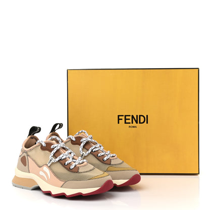 Fendi Technical Mesh Lycra FFreedom Patchwork Sneakers 36 Mosaico 8 of 8