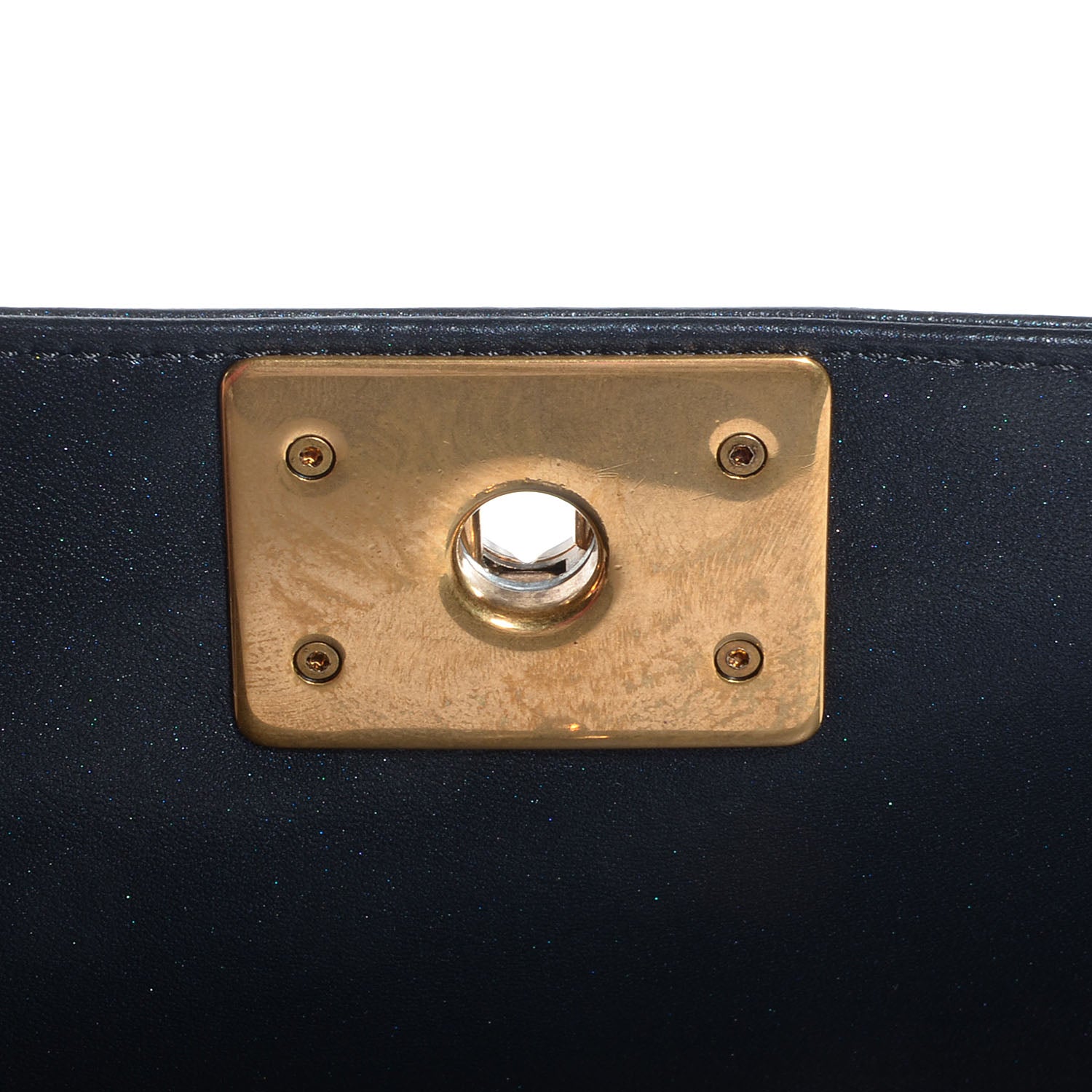 Chanel Lambskin Quilted Large Boy Flap Pearl Black 5 of 8