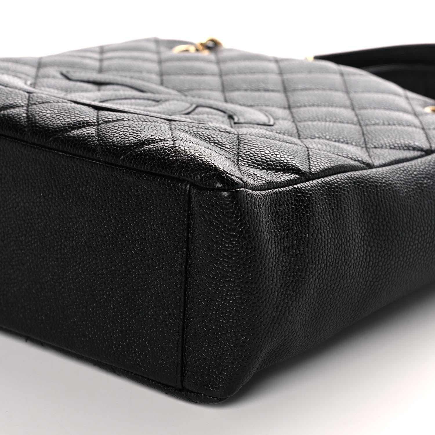 Chanel Caviar Quilted Petit Shopping Tote PST Black 10 of 10