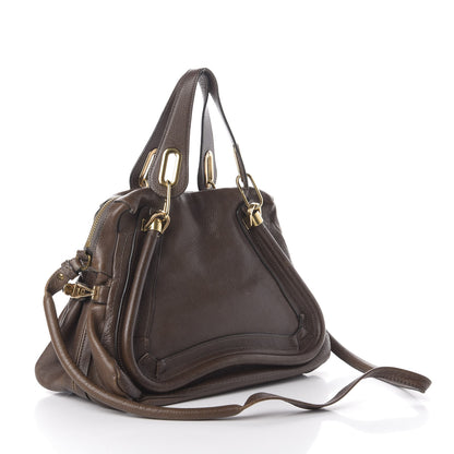 Chloe Calfskin Small Paraty Chocolate 4 of 10