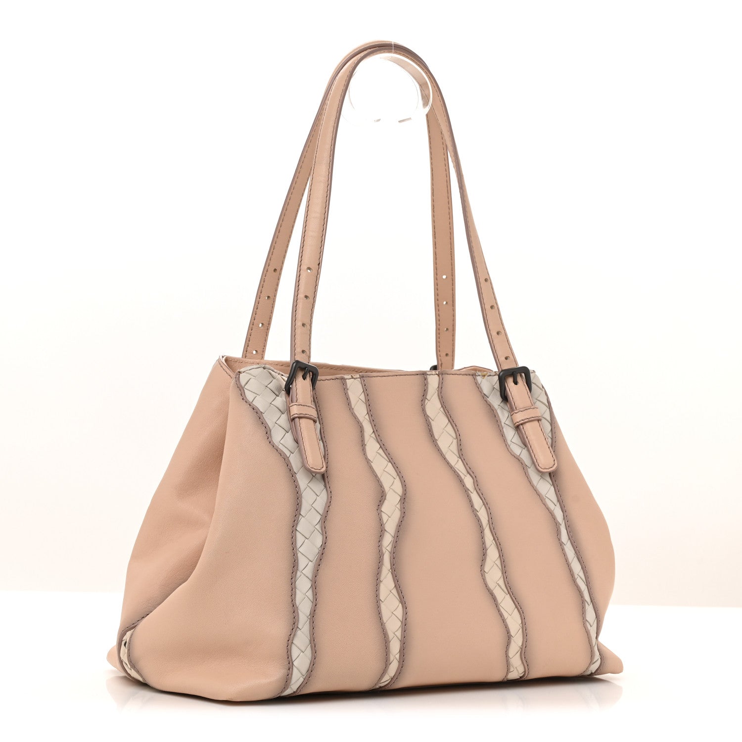 Bottega Veneta Nappa Intrecciato Medium Glimmer Tote Flamingo 4 of 25