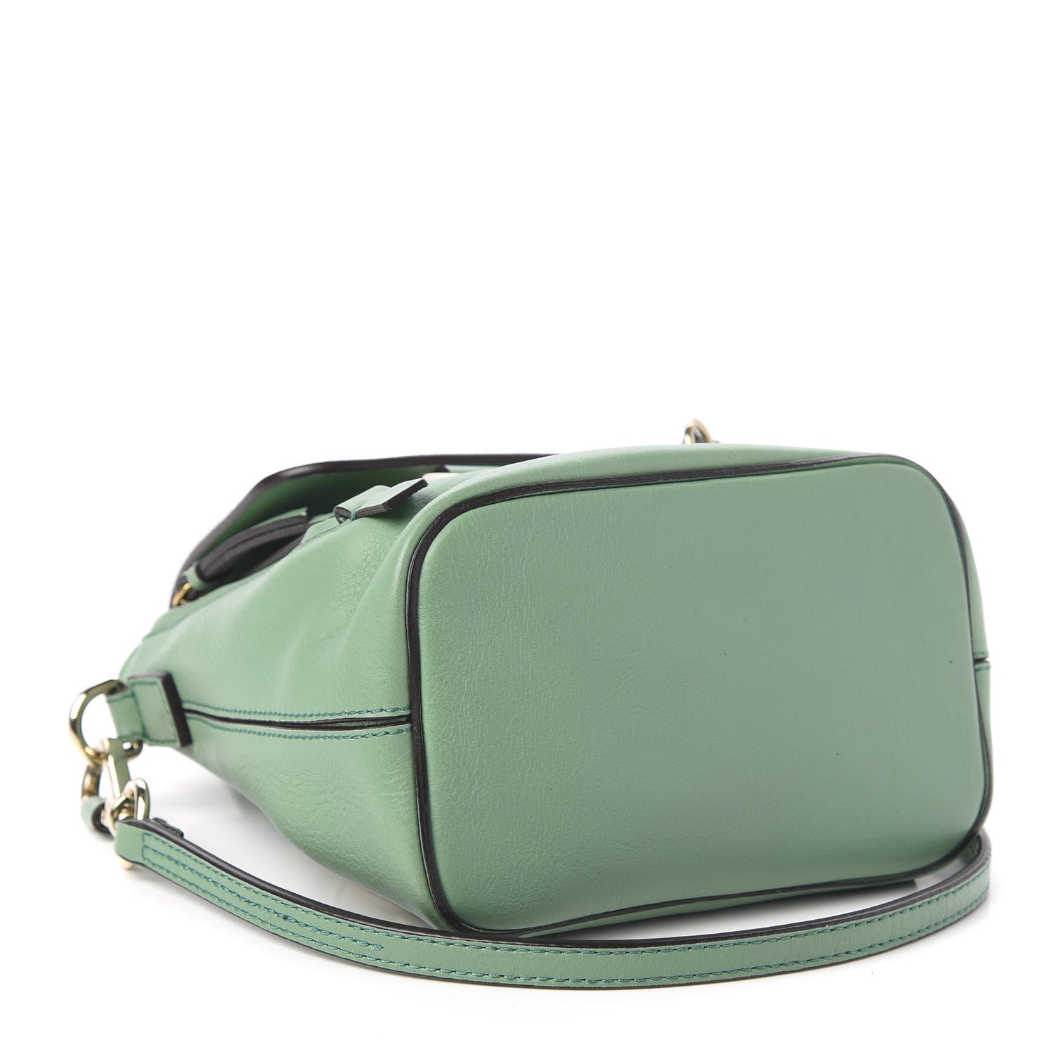 Chloe Suede Calfskin Mini Faye Backpack Happy Green 3 of 9