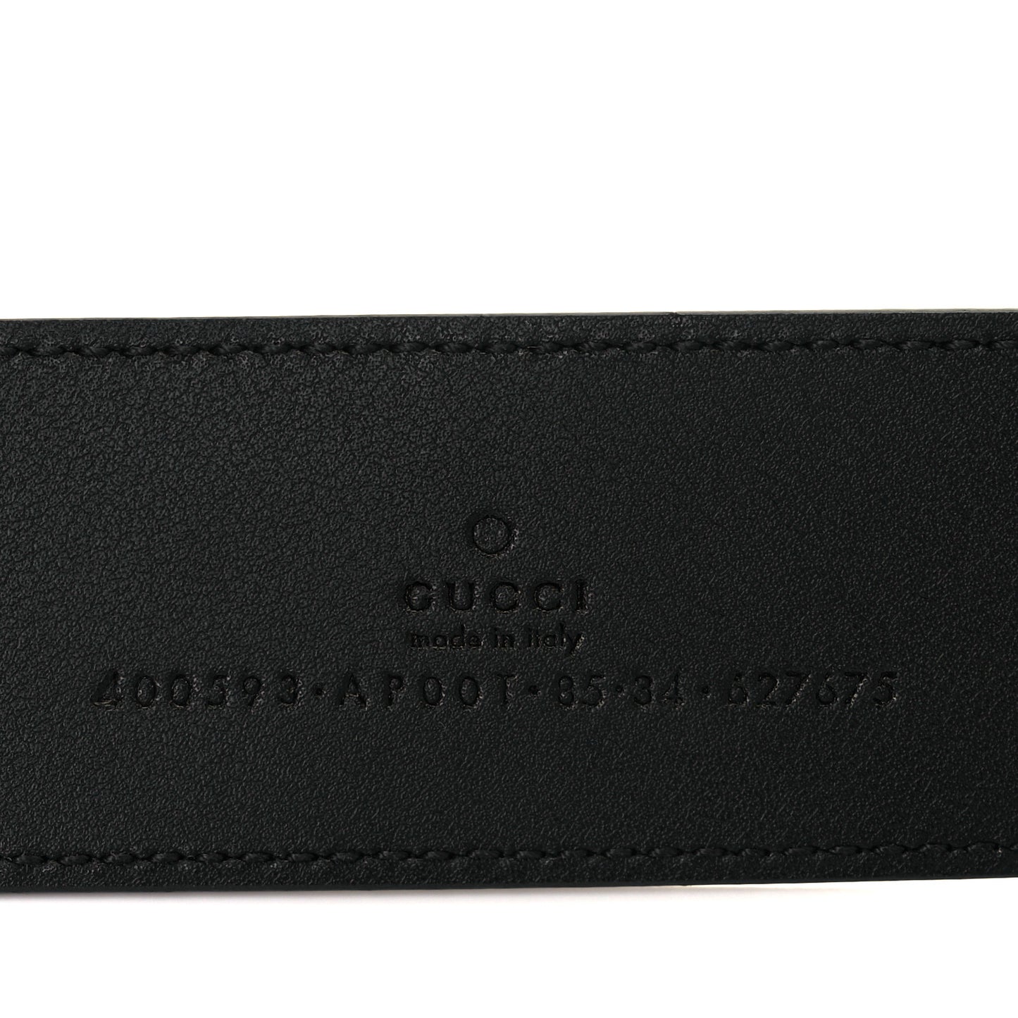 Calfskin Double G 40mm Belt 85 34 Black