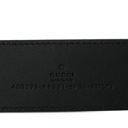 Gucci Calfskin Double G 40mm Belt 85 34 Black 3 of 6
