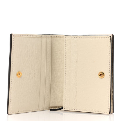 Gucci GG Supreme Monogram Textured Dollar Calfskin Web Ophidia Card Case Beige Ebony Mystic White 5 of 7