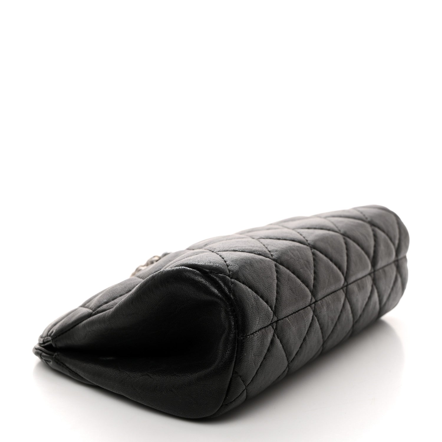 Chanel Lambskin Quilted Leo Lion Clutch Black 4 of 9