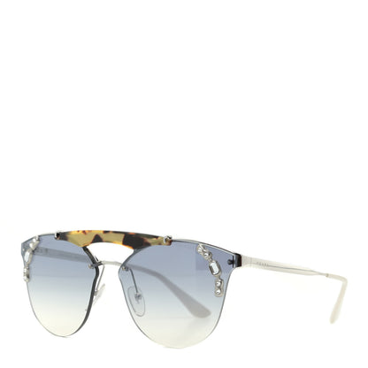 Prada Acetate Crystal Sunglasses SPR 53U Tortoise 1 of 7