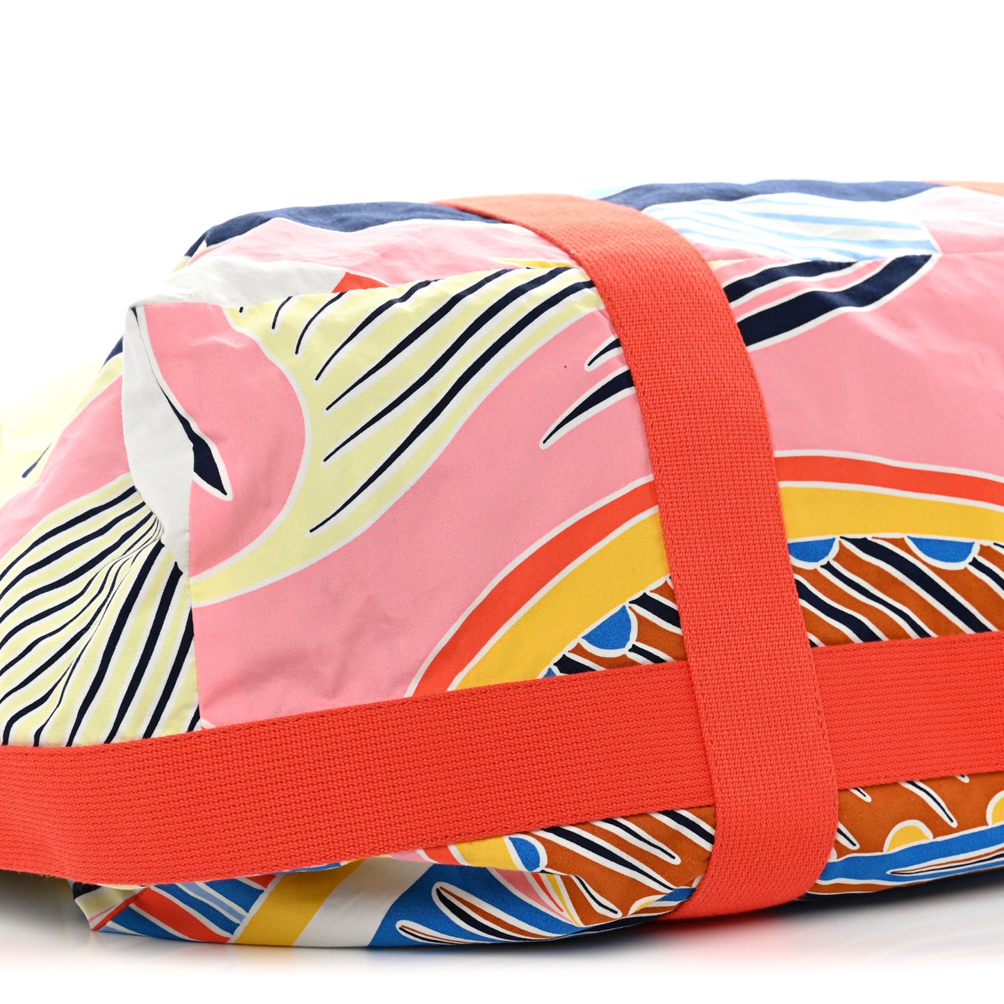 Cotton Traffic Jam Beach Bag Marine Rose