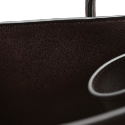 The Row Polished Saddle Calfskin Soft Margaux 15 Chestnut 10 of 10