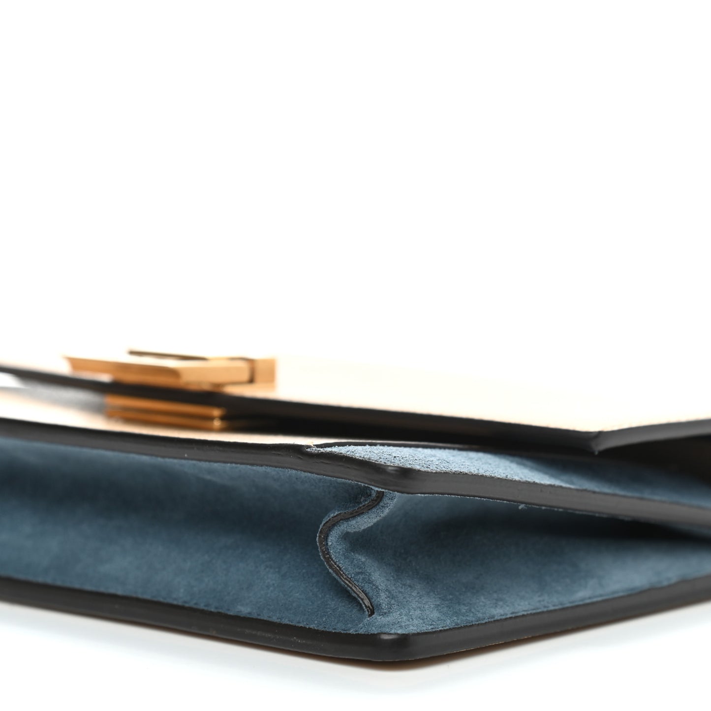 Goatskin Suede GV3 Mini Chain Bag Beige Blue