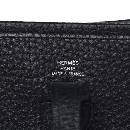 Hermes Taurillon Clemence Evelyne TPM Black 6 of 9