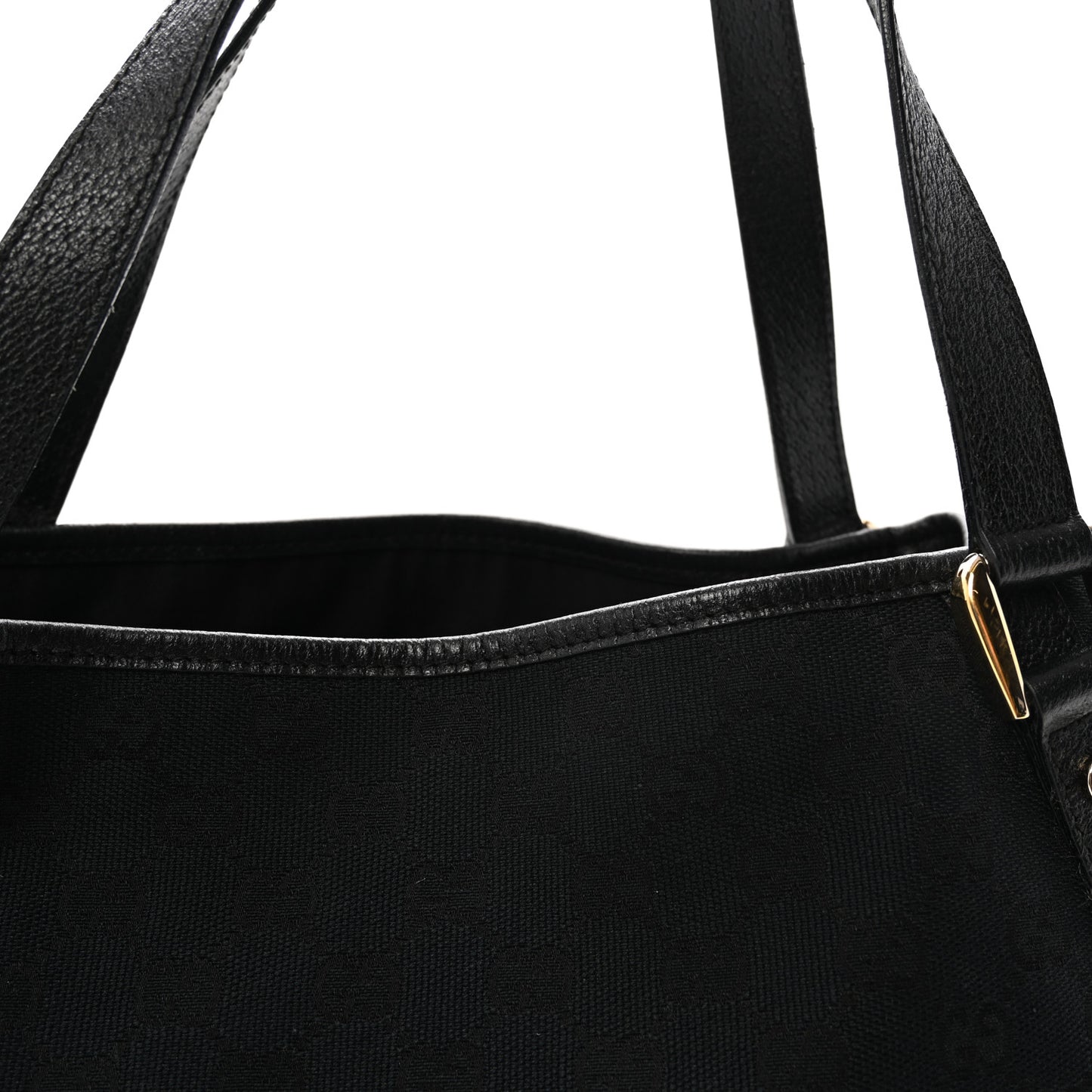 Monogram Medium Abbey Shoulder Bag Black