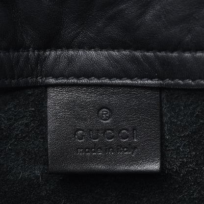 Gucci Calfskin Coco Capitan Logo Drawstring Backpack Black 2 of 3