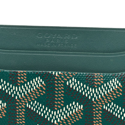 Goyard Goyardine Saint Sulpice Card Holder Green 6 of 7