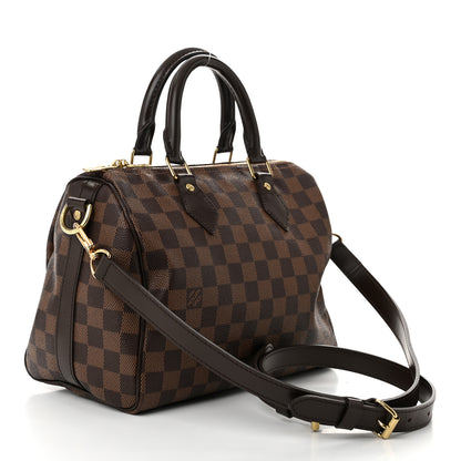 Louis Vuitton Damier Ebene Speedy Bandouliere 25 3 of 12