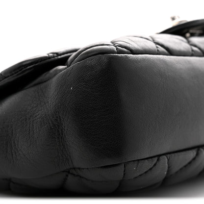 Chanel Lambskin Quilted Medium Coco Rain Flap Black 9 of 11