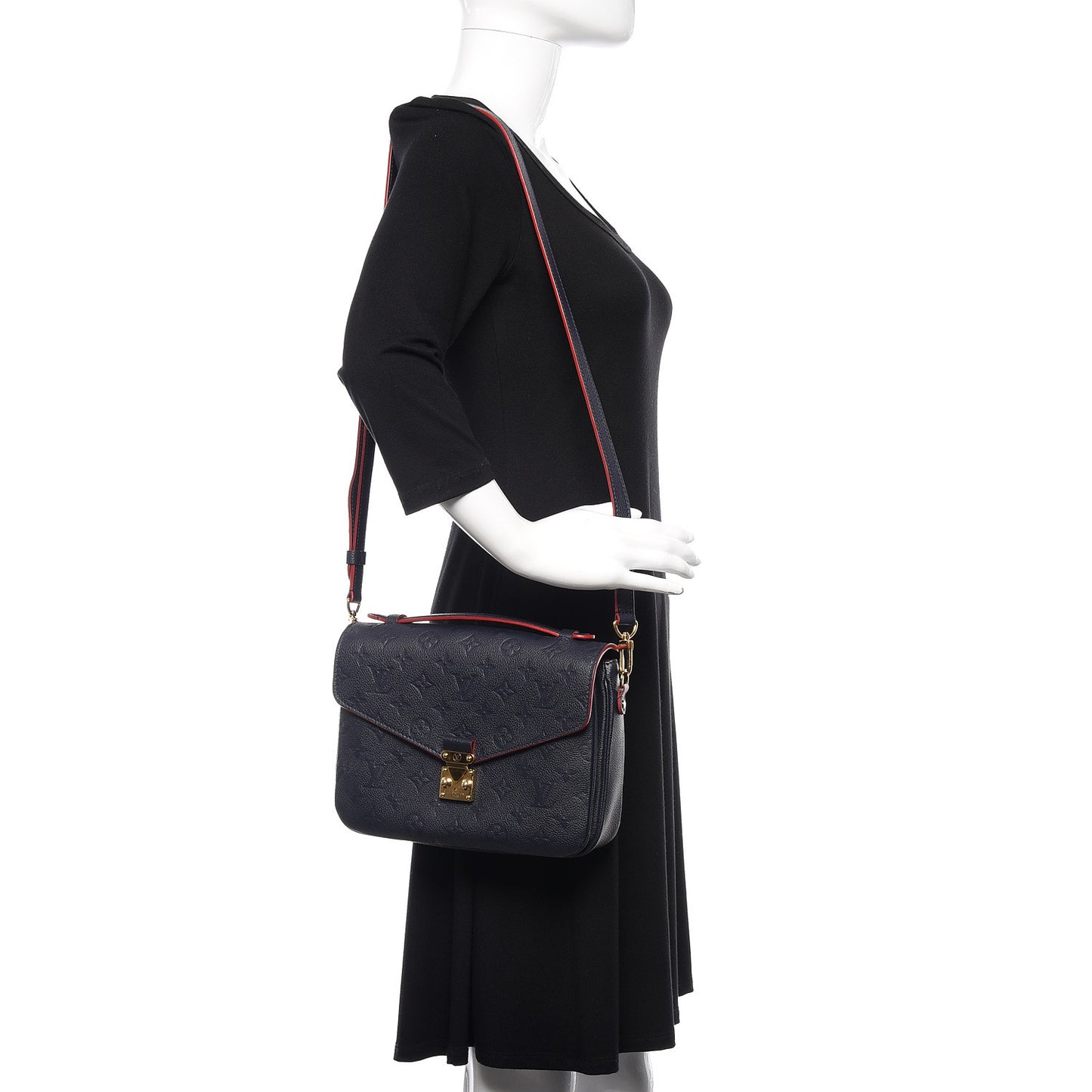 Empreinte Pochette Metis Marine Rouge