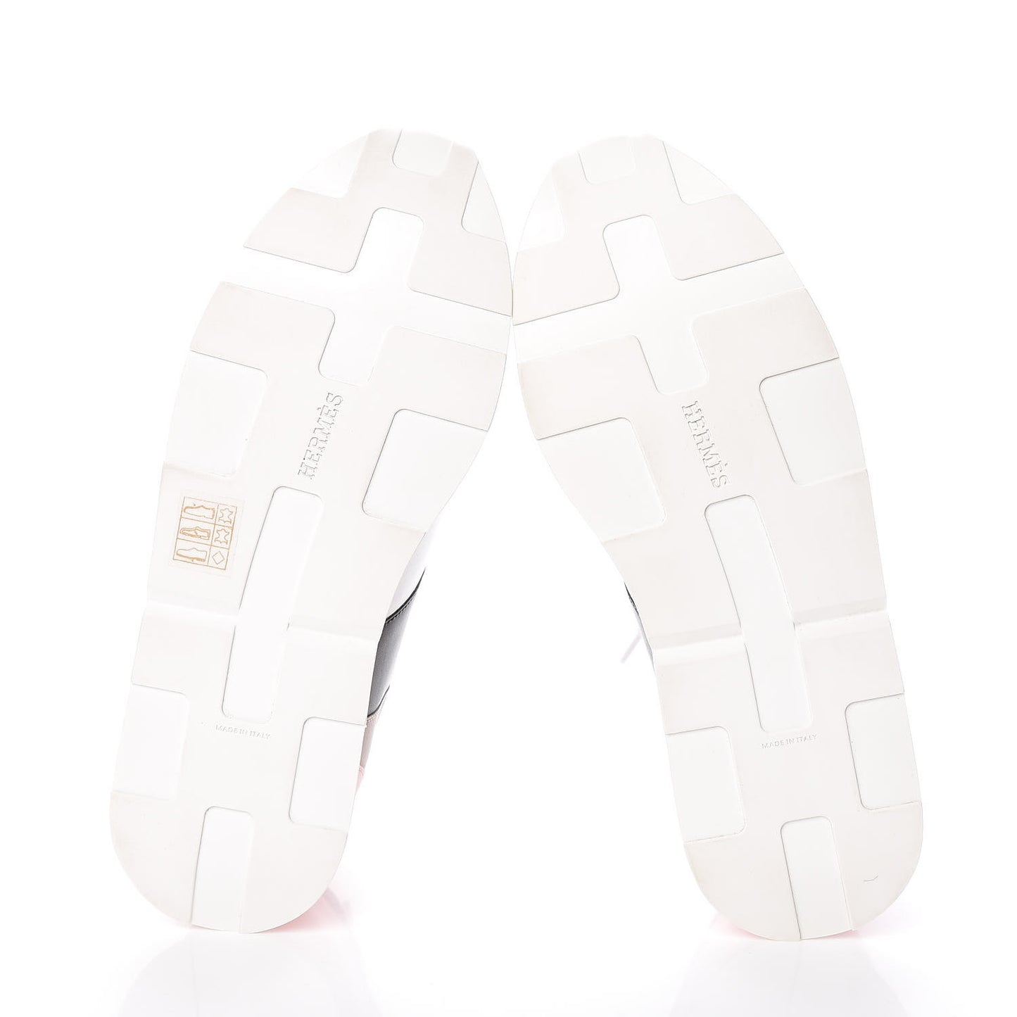 Calfskin Rebus Sneakers 38.5 Rose Aube Black White