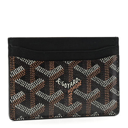Goyard Goyardine Saint Sulpice Card Holder Black 3 of 5
