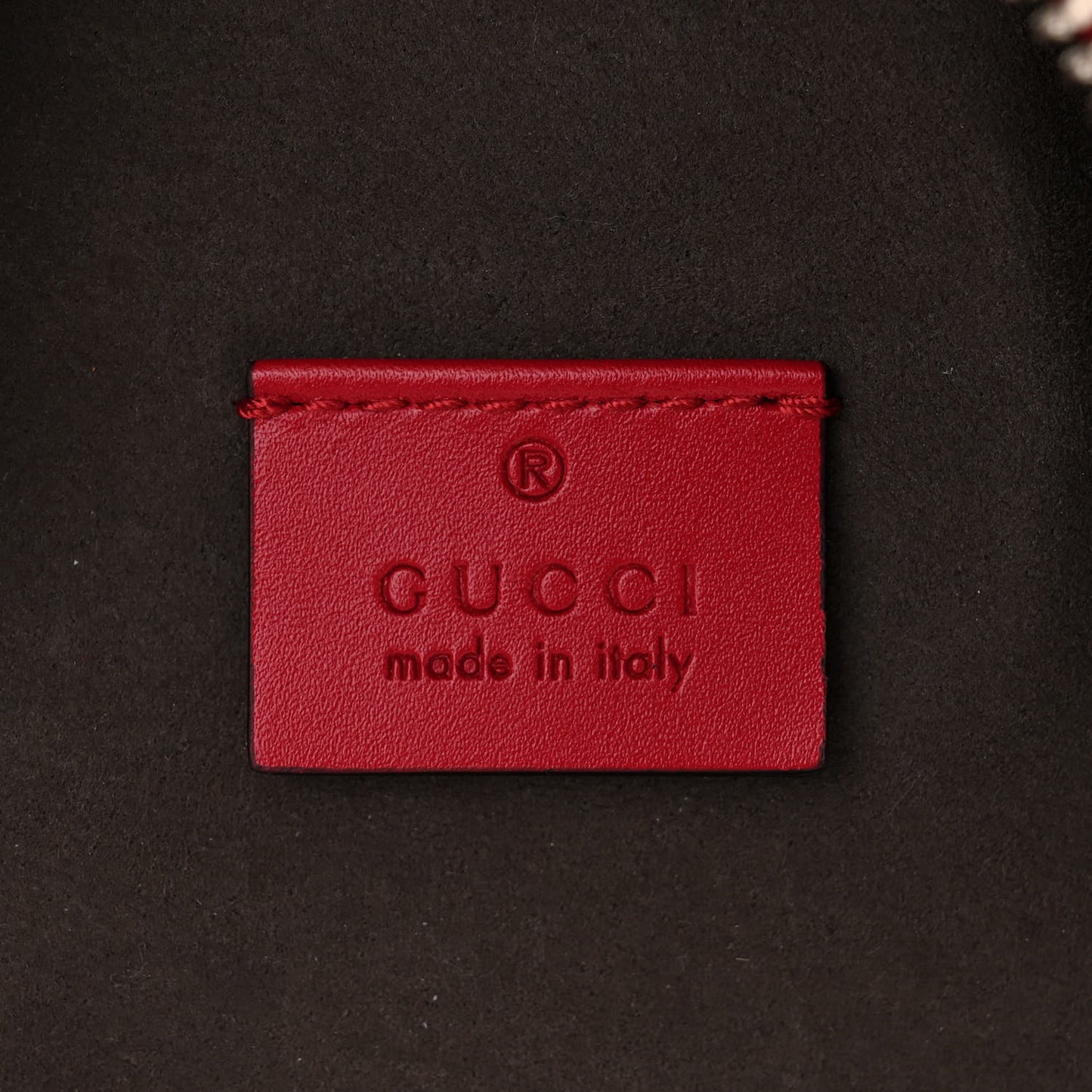 Guccissima Signature Day Backpack Hibiscus Red