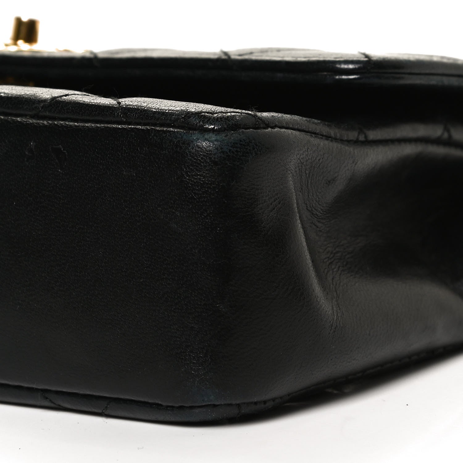 Chanel Lambskin Quilted Mini Rectangular Flap Black 8 of 8