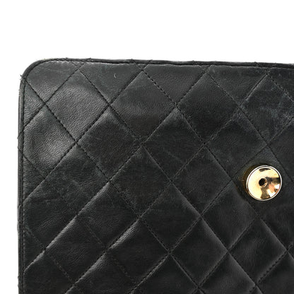 Chanel Lambskin Quilted Jumbo Single Flap Black 14 of 18