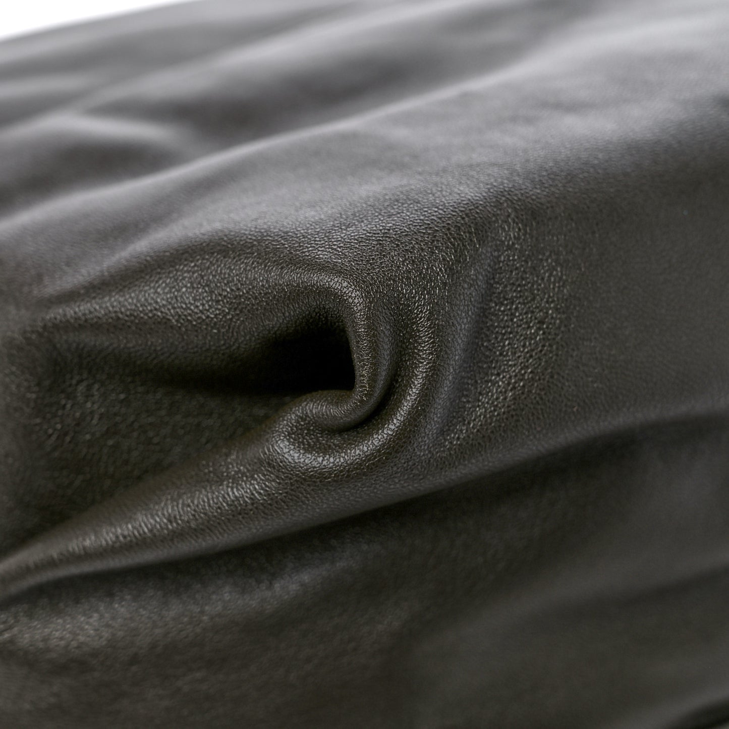 Lambskin West Shopping Bag Dark Tea