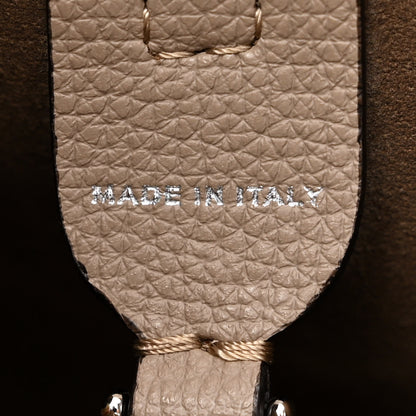 Fendi Vitello Vienna Enamel F is Fendi Shopping Tote Tortora Taupe 7 of 11