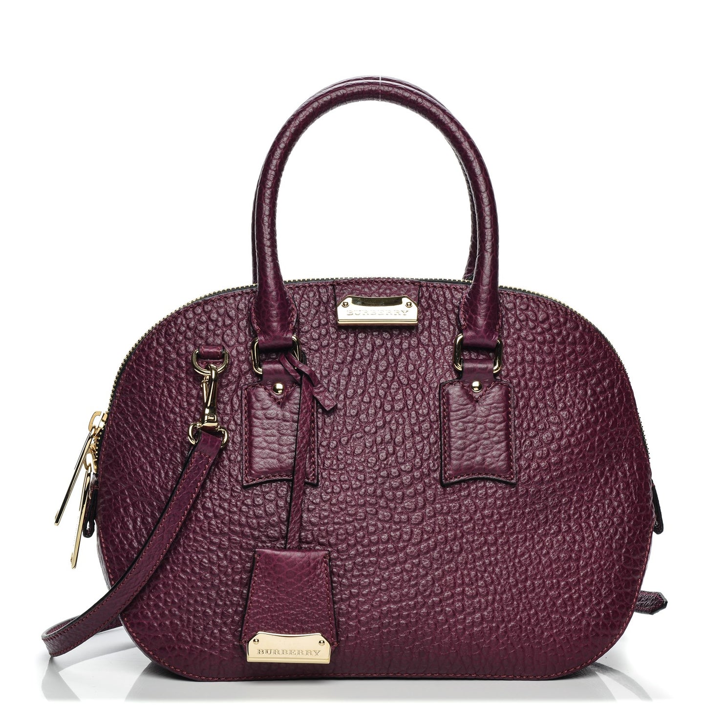 Heritage Grain Small Orchard Bowling Bag Damson Magenta