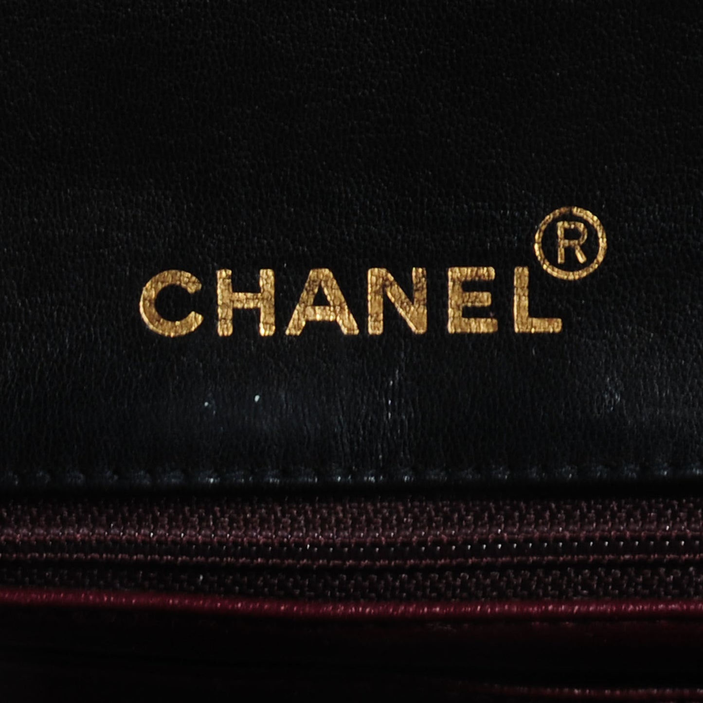 Lambskin Quilted Mini Square Flap Black