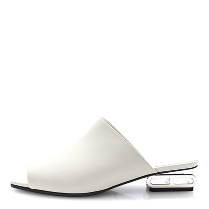 Hermes Nappa Idole Sandals 38 White 1 of 9