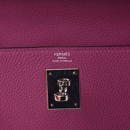 Hermes Togo Kelly Retourne 28 Rose Pourpre 7 of 11